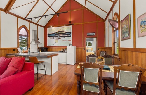 Kohukohu Cottage | The Chapel- A Unique Stay- Restored 19th Century Chapel