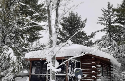 Bayfield Cabin | The Copper Squirrel is a secluded full log cabin on 10 acres.