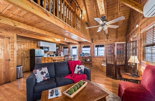 Valley Head Cabin | The Hideaway at Mentone-amazing view of three states