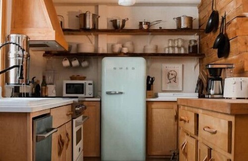 Upper Jay Cabin | The Log Cabin at Warner's Camp: Hot Tub, Sauna & Swimming Hole