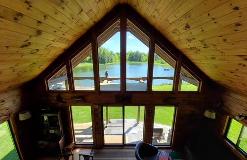Long Eddy Cabin | The Log Cabin On Paradise Pond, spring wonders, summer fun and fall foliage