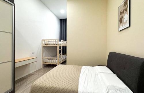 Taman Charming Apartment | The Podium-3R2B-Free 2 Parking-12 Pax-D333