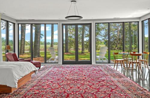Temperanceville House | The Porter's Barn - fancy little waterfront home with deep-water boat dock and firepit