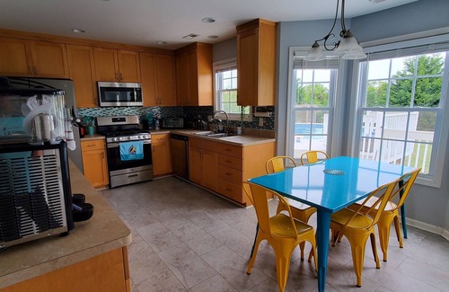 Cape Charles House | The Sandpiper has gone SOLAR! exceptional family vacation, and private pool.