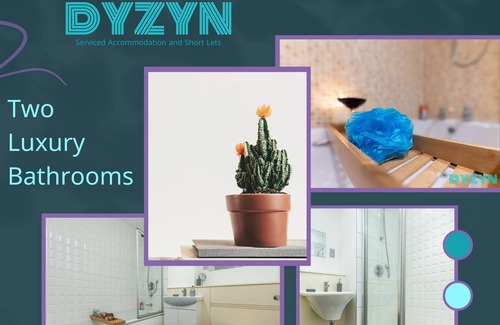 Atlantic Wharf Apartment | The Waterways - Parking & WiFi - Balcony - DYZYN