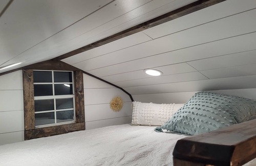 Mora Cabin | Tiny barn in the woods at Knife Lake Getaway