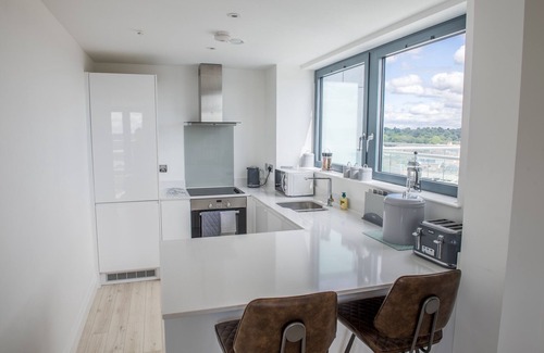 Ipswich Apartment | Toothbrush Apartments - 3 Bed/2 Bath Penthouse - Waterfront (14th Flr)