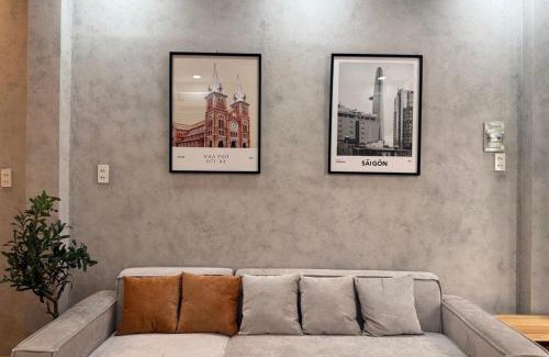 District 1 House | Tranquil City Center Wabi Sabi 3BR Townhouse in D1