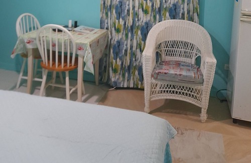 Maynards Apartment | Tropical Petal Apt. for Two-w a/c, k-sized bed TV, super wi-fi.