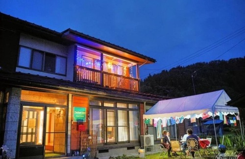 Asahi-machi House | Twin room with futon shared bathroom plan with br/Nishimurayama-gun Yamagata