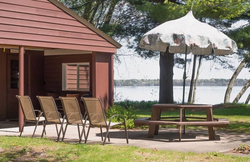 Lake Wissota Cabin | Two bedroom lakeside cabin-just 30' from beautiful Lake Wissota!