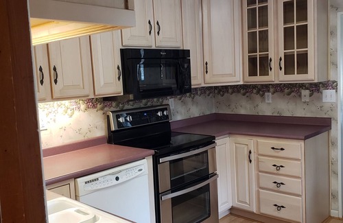 Custer House | Two story authentic log construction home, built in 1936 with two fireplaces.