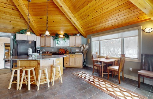 Charlevoix House | Unique Waterfront Oasis on Twin Lakes, w/large yard, fire pit, gas grill & dock