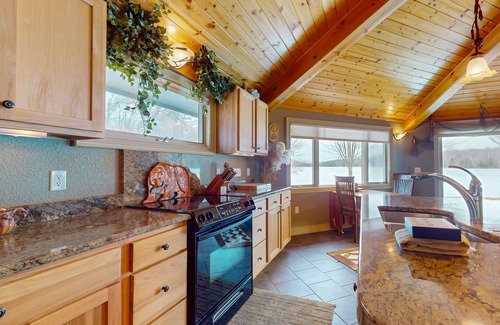 Charlevoix House | Unique Waterfront Oasis on Twin Lakes, w/large yard, fire pit, gas grill & dock