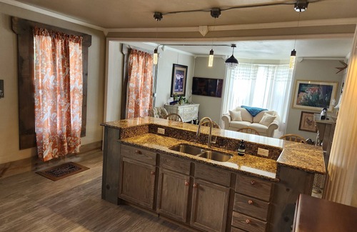 Lansing House | Unwind at the Lotus house Opal suite.