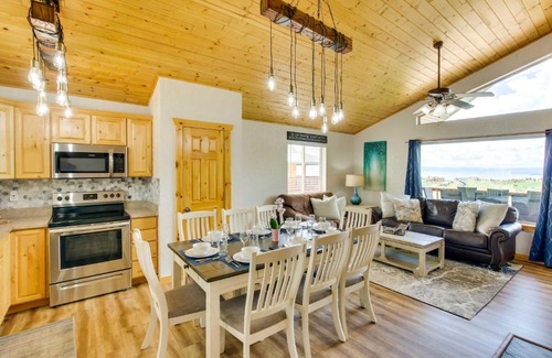 Fish Haven House | Updated Cabin with Views about 1 Mi to Bear Lake!