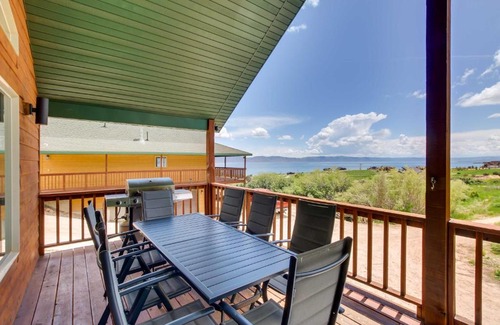 Fish Haven House | Updated Cabin with Views about 1 Mi to Bear Lake!