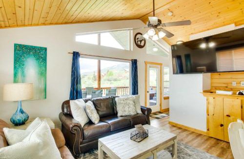 Fish Haven House | Updated Cabin with Views about 1 Mi to Bear Lake!