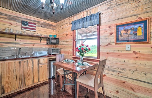 Ozark Cottage | Updated Studio Cabin in Ozark w/Yard & Mtn View