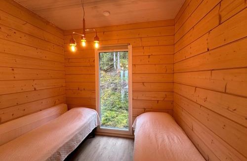 Syote Villa | Uusi ja viihtyisä rinnemökki, Iso-Syöte