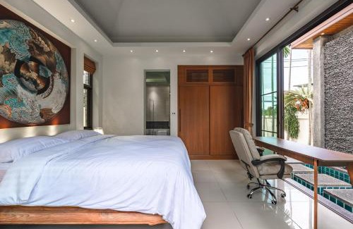 Chalong Villa | V232 Private 4BR Pool Villa Near Big Buddha&Gym