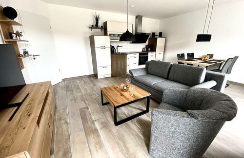 Kuehlungsborn Apartment | Vacation apartment Tor zum Meer new build with sauna, elevator and underground parking