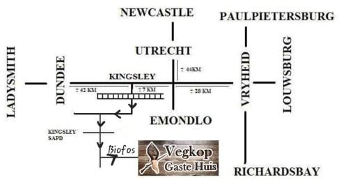 Emadlangeni House | Vegkop Gaste Huis - B&B