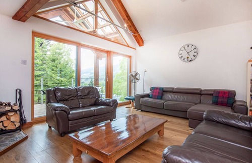 Muir of Ord Apartment | Views over Loch Meig in the Strathconon glen.