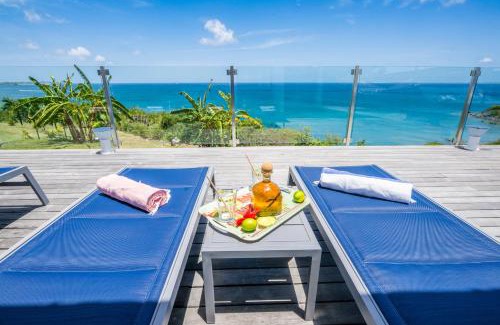 Grand Case Villa | Villa d'Happy Bay - Panoramic View of Caribbean and sunsets