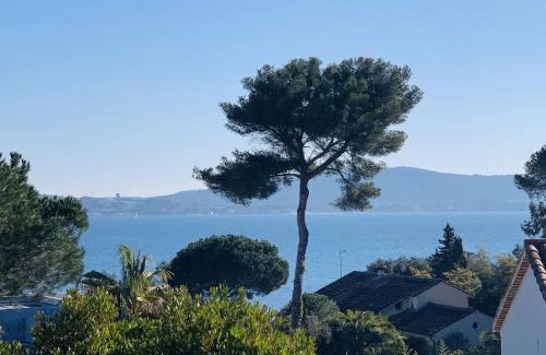 Guerrevieille Villa | Villa des Cigales vue mer avec piscine/proche plage