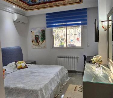 Eastern Hammamet Apartment | Villa Jasmin Super equipped apartment with Garden, Swimming pool, Sea