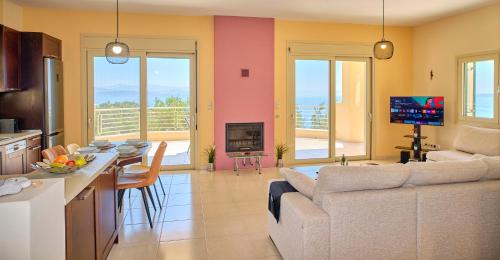 Pirgi Villa | Villa Kallisti - Sea View & Private Pool