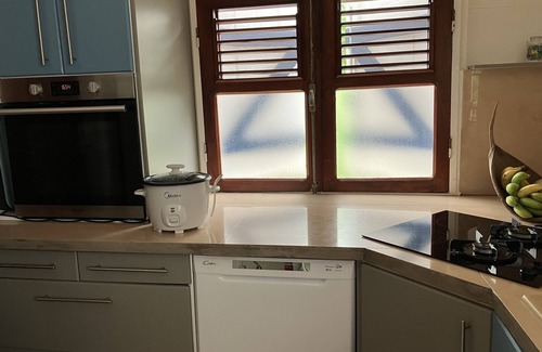 Pointe-Noire Villa | Villa les Gallières with swimming pool, 2 air-conditioned bedrooms, large garden