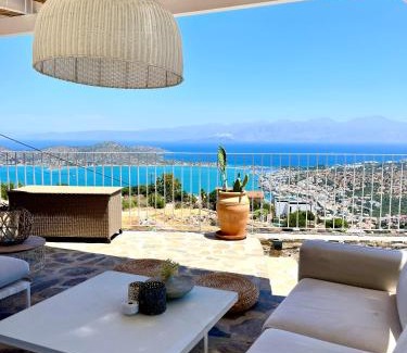 Elounda Villa | Villa Romee with private swimmingpool and panoramic view on Elounda