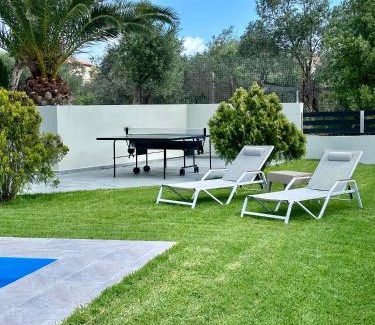 Kallithea Villa | Villa Rose Ground Floor - Private Swimming Pool Garden