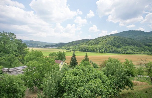 Buzet Cabin | Villa with beautiful view on valley of the longest Istrian river Mirna
