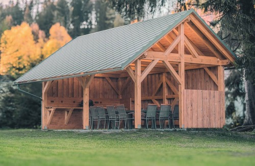 Mlade Buky Villa | Villa with an covered pool, park, and playground