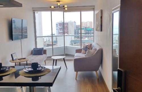 San Miguel Apartment | Vive, trabaja y descansa, moderno departamento de 2 dorms con balcón en San Miguel, Lima