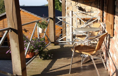 Plombieres Apartment | Vue au Jardin apartment with covered balcony