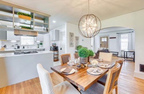 Birmingham House | Walk to Amphitheater and Stadium Home with Deck!