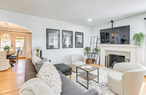 Birmingham House | Walk to Amphitheater and Stadium Home with Deck!