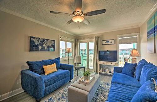 Morehead City Apartment | Walk to Beach Ocean-View Atlantic Beach Condo!