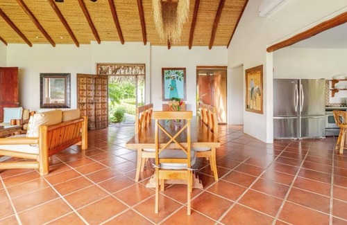 Islita House | Walk to the beach from 4 bedroom house w/salt water infinity pool.