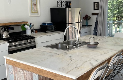 East Hampton North House | Walk to town, Bike to beach, Private pool oasis !