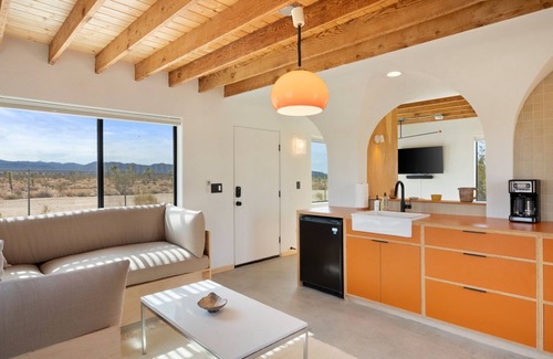 Yucca Valley House | Walker Ranch - Cozy And Romantic Cabin With Fire Pit 1 Bedroom Home by RedAwning