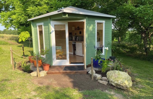 Moncrabeau RV Rental | Walnut Star Tent @finders Keepers France. Adults Only Retreat. 13 Acres and Lake