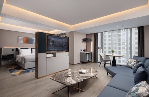 Longzihu Qu Hotel | Wanda Yue Hotel Bengbu South Station