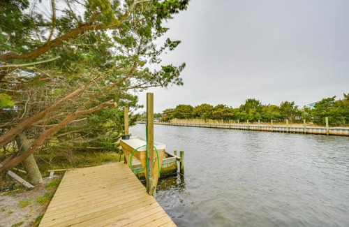 Ocracoke Apartment | Waterfront Getaway with Dock and Views in Ocracoke!