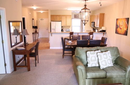 Foley Condo | Waterfront - great fishing, peaceful & quiet, yet close to Tanger Outlets & OWA