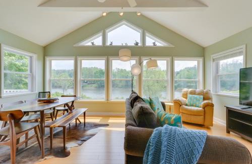 Ouaquaga House | Waterfront Home with Deck and Canoe in Afton